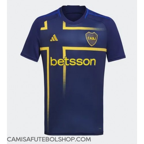 Camisa de time de futebol Boca Juniors Replicas 3º Equipamento 2024-25 Manga Curta